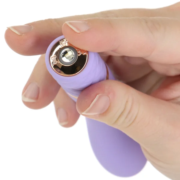 Pillow Talk Racy Special Edition Silicone Waterproof G-Spot Vibrator - Purple & Rose Gold