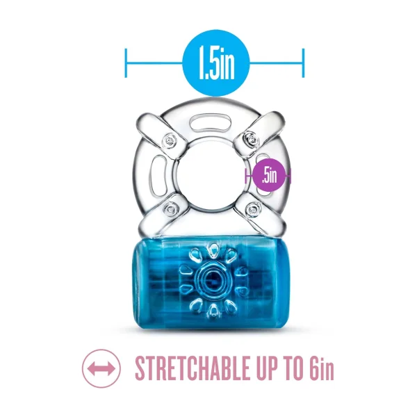 Play With Me - Pleaser Rechargeable C-ring - Blue
