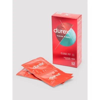 Durex Thin Feel Close Fit Latex Condoms 12 Pack