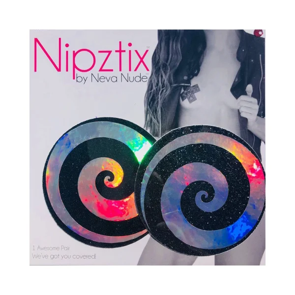 Neva Nude Pasty Spiral Holographic — image 7 of 9
