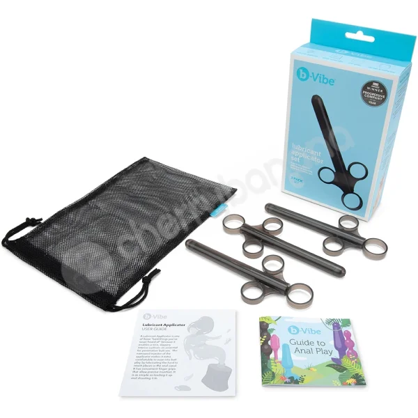 B-vibe Lubricant Applicator Black 3pk Set
