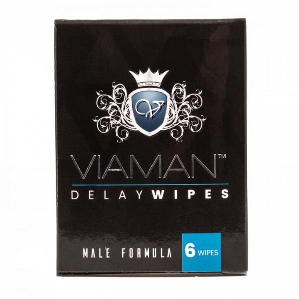 Viaman Delay Wipes – 6 Wipes
