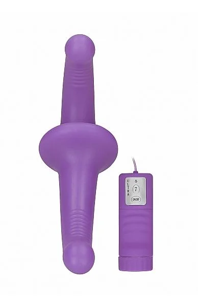 Ouch Vibrating Silicone Strapless Strap On Purple — image 2 of 8