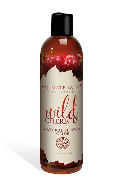 Intimate Earth Wild Cherries Flavoured Glide (120ml) — image 2 of 2