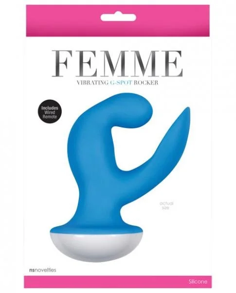 Femme G Spot Rocker Blue Vibrator — image 4 of 4