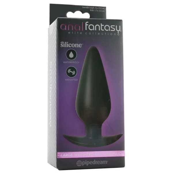 Anal Fantasy Elite Large Weighted Silicone Plug