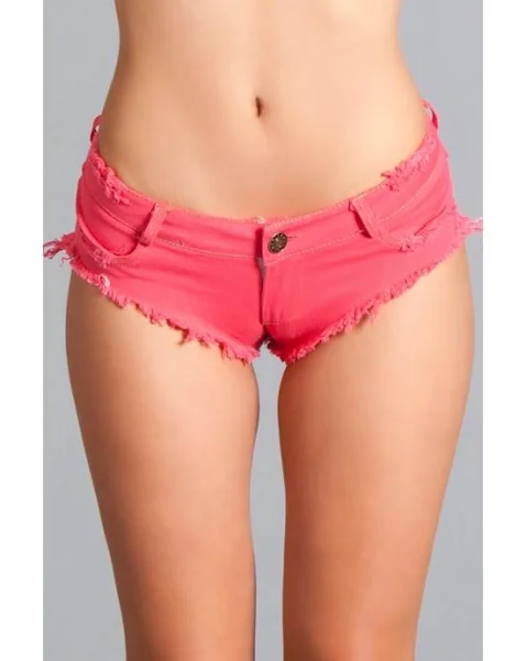 Low Waist Cut Off Denim Booty Shorts