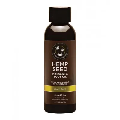 Earthly Body Massage Body Oil 2 Oz Beach Daze