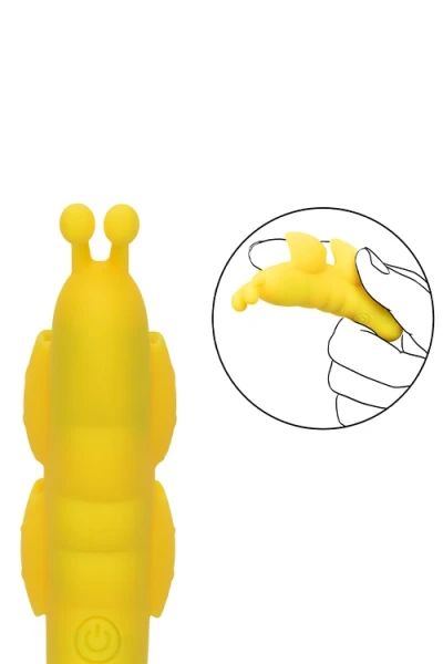 California Exotic Neon Butterfly 4" Finger Vibrator