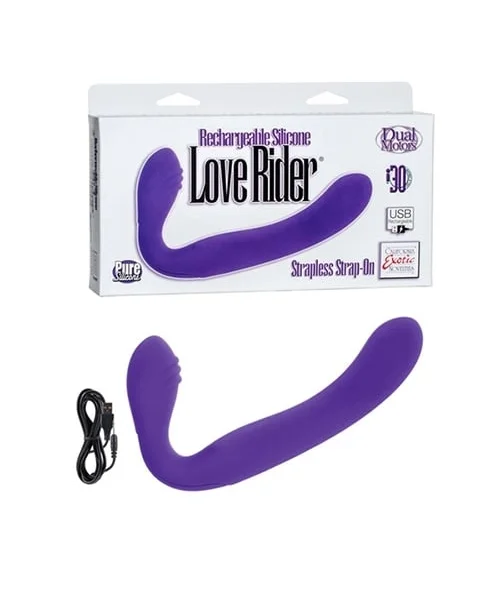 Rechargeable Silicone Love Rider Strapless Strap-on