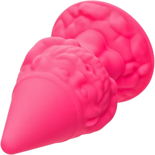 Naughty Bits Anal Gnome Silicone Butt Plug By CalExotics - Pink