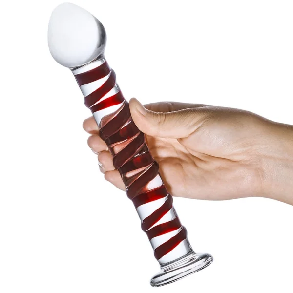 Glas 8-inch Mr Swirly Dildo