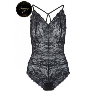 Lace Body With Crossed Straps Small