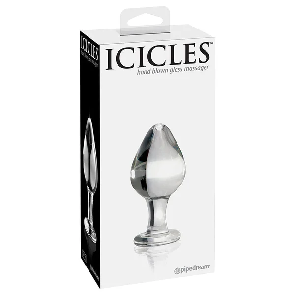 Icicles No. 25 Glass Anal Butt Plug by Pipedream Products — image 5 of 5