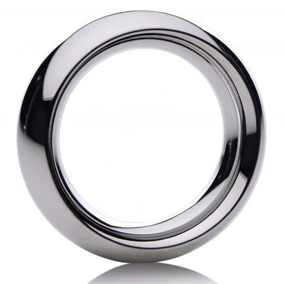 1 5 Inch Stainless Steel Thick Metal Donut Cock Ring by Master Series