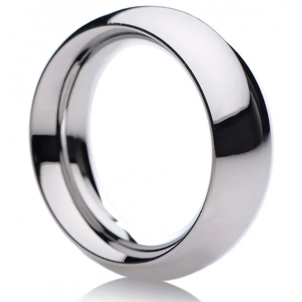 1.5 Inch Stainless Steel Thick Metal Donut Cock Ring by Master Series — image 3 of 5