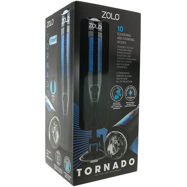 Zolo Tornado Rechargeable Full Shaft Male Masturbator — image 5 of 6