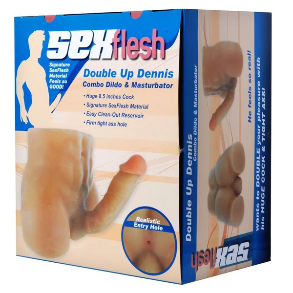 Double Up Dennis Realistic 3D Cock and Ass Sex Doll Torso by SexFlesh — image 5 of 5
