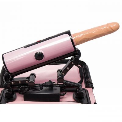 Bondara Full Throttle Pink Sex Machine with Dildo 5 5 Inch
