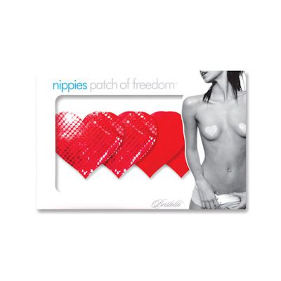Nippies Solid Red Heart Red