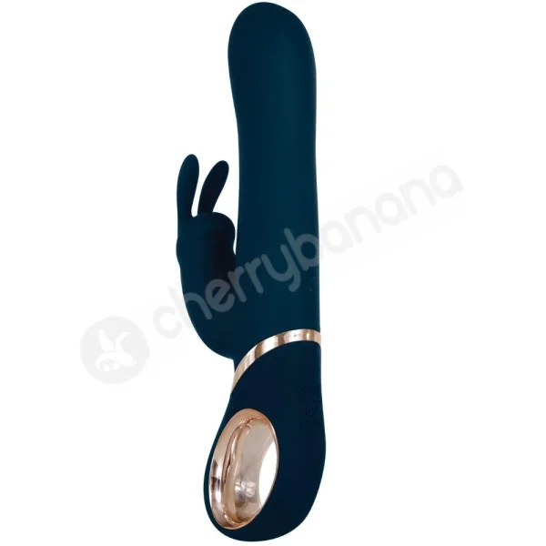 Adam & Eve Twirling Rabbit Blue Gyrating Dual Stimulation Vibrator