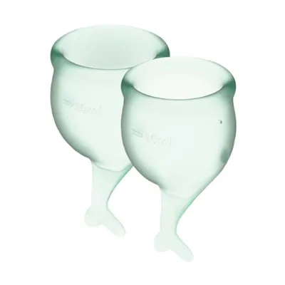 Satisfyer Feel Secure Menstrual Cup Green