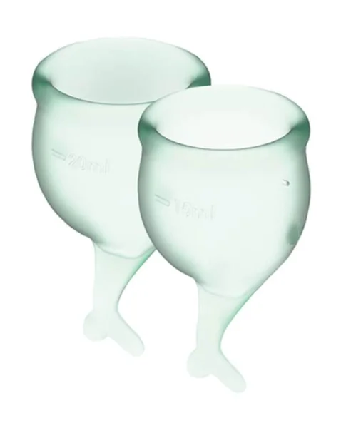 Satisfyer Feel Secure Menstrual Cup - Green