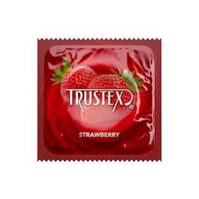 Trustex Strawberry Single Unit