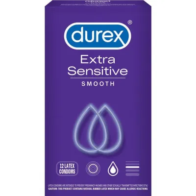 Durex Extra Sensitive quot Smooth quot Condoms 12 Pack