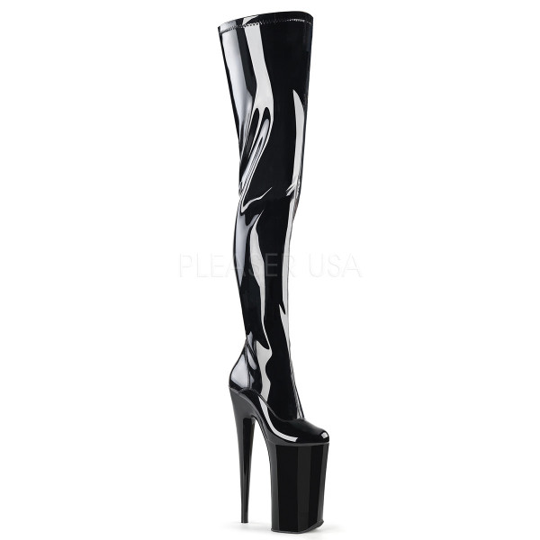 10 inches Heel, 6 1/4 inches PF Crotch Boot, Side Zip — image 5 of 8