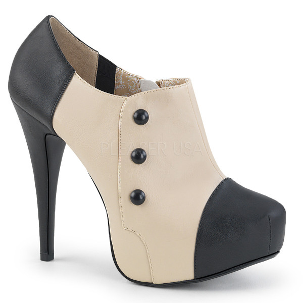 5 1/4 inches Heel, 1 1/4 inches Concealed PF 3 Button Ankle Boot W/Conce — image 5 of 8