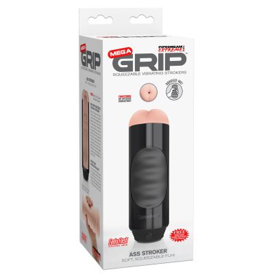 Mega Grip Vibrating Ass Stroker