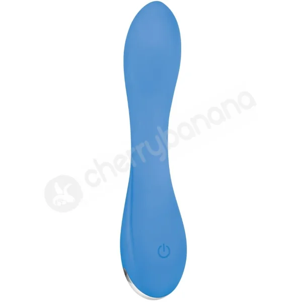 Evolved Blue Crush Flexible Vibe With Curved G-Spot Tip
