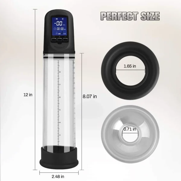 Luxury USB LCD Auto Penis Pump