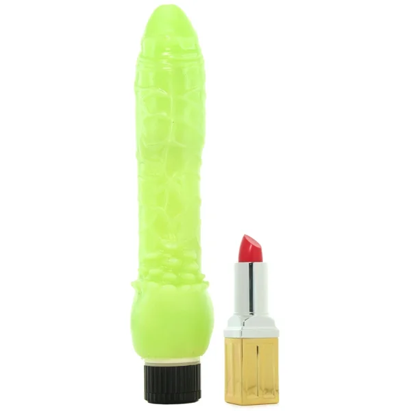 Glow in the dark jelly penis vibe