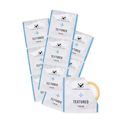 Share Satisfaction Textured Condoms 100 Bulk Pack