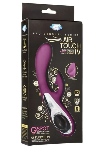 Cloud 9 - Pro Sensual Air Touch Iv G Spot Dual Function Clitoral Suction Rabbit