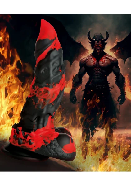 Creature Cocks -  Fire Demon Monster Silicone Dildo