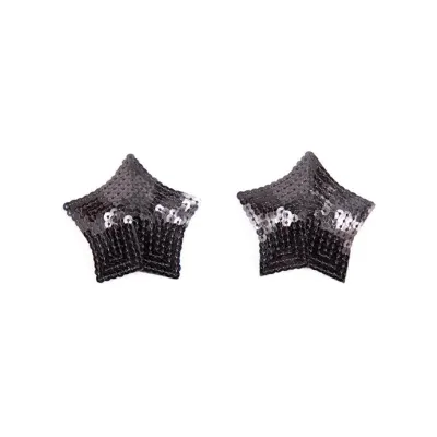 Star Nipple Cover Black