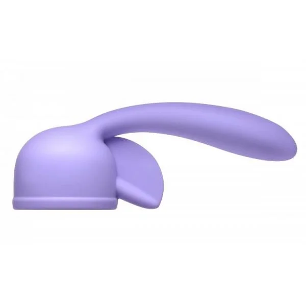 Fluttering Kiss Dual Stimulation Wand Attachment Purple