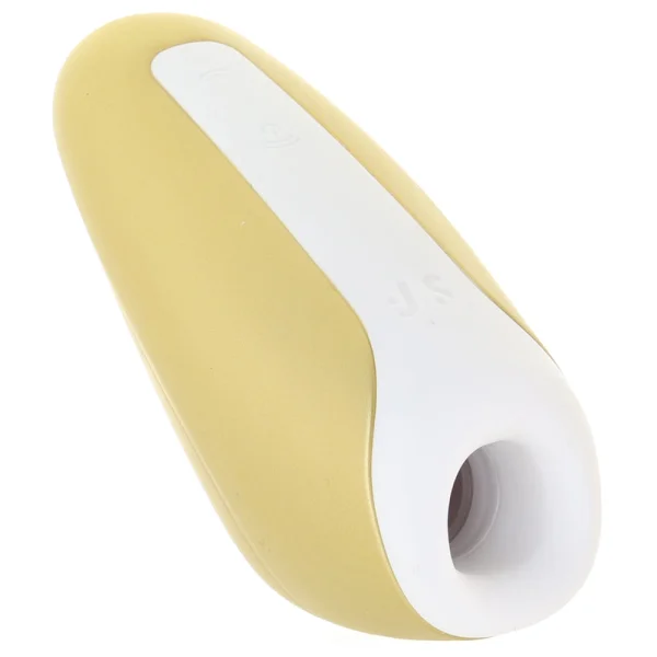 Satisfyer Love Breeze Pressure Wave Vibrating Rechargeable Waterproof Stimulator - Yellow