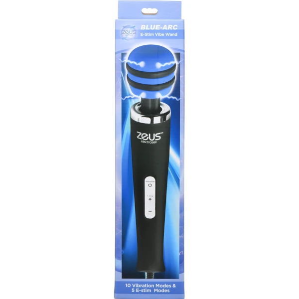 Zeus Blue Arc Plug In E-Stim Vibrating Wand