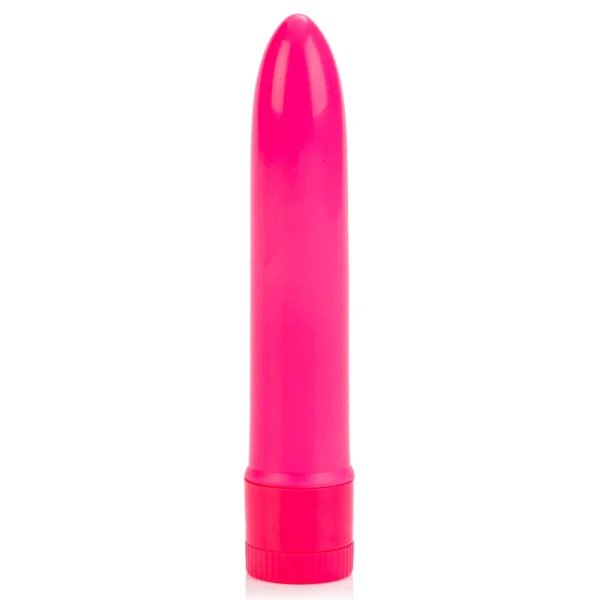 Neon Pink Multi Speed Mini Vibrator - 1 x AA