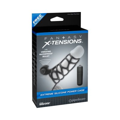 Extreme Silicone Power Cage Black