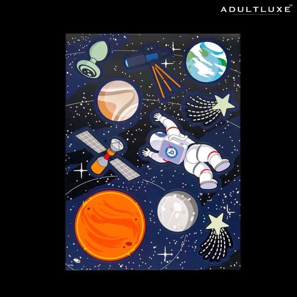 B-Vibe Asstronaut Glow In the Dark Butt Play Set