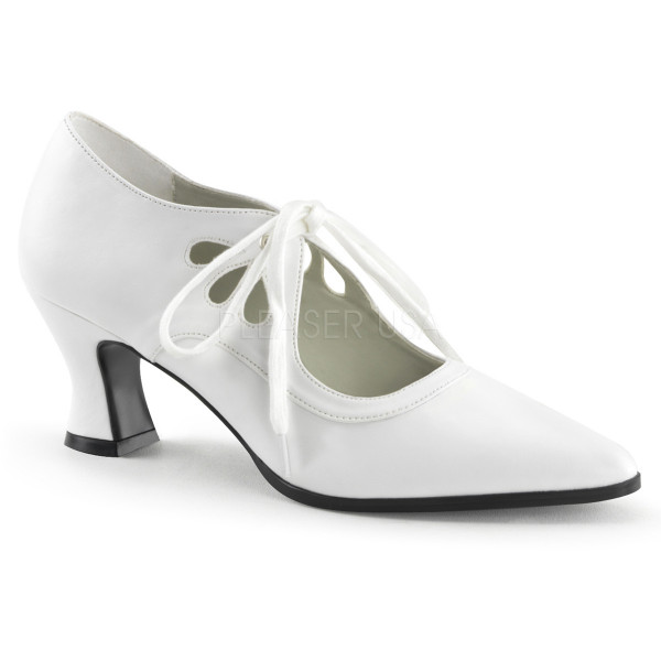 2 3/4 inches Heel Maryjane Pump w/ Peekaboo Lace Front