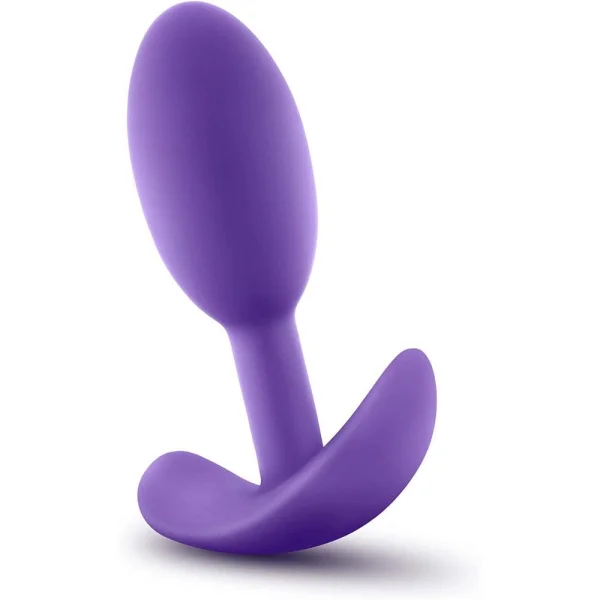 Luxe Wearable Vibra Slim Plug Small Purple