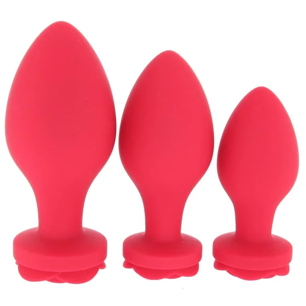 Secret Kisses Rosegasm Butt Bouquet Silicone Plugs Training Set