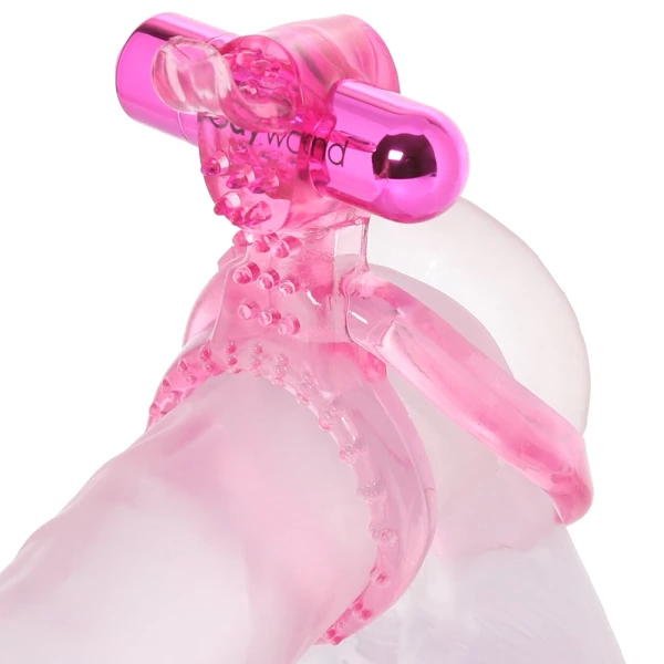 BodyWand Rechargeable Duo Tickler Ring in Pink — image 5 of 6