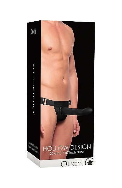 Hollow Design Strap On - Black -
